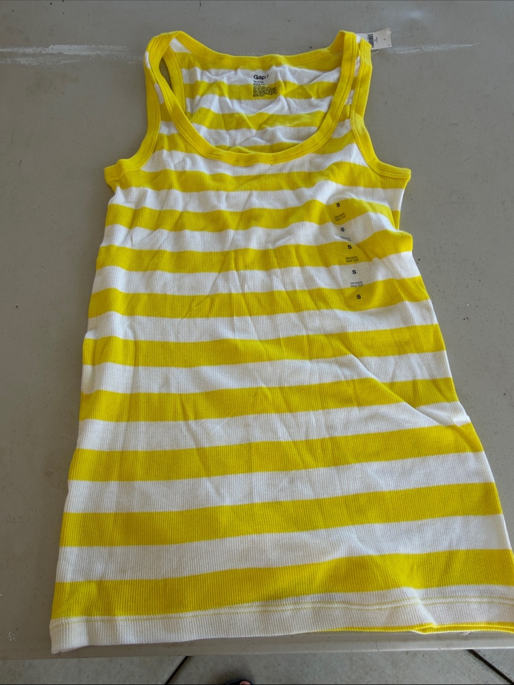 NWT Gap Favorite Striped Rib Tank Top